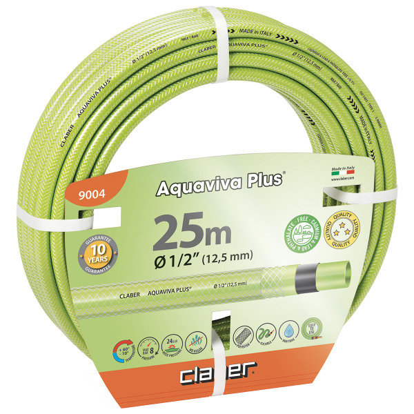 Claber Λάστιχο Ποτίσματος Aquaviva Plus 25m 1/2" 9004