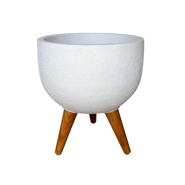 Γλάστρα Japi Rustic Με Πόδια SandStone JVRD33