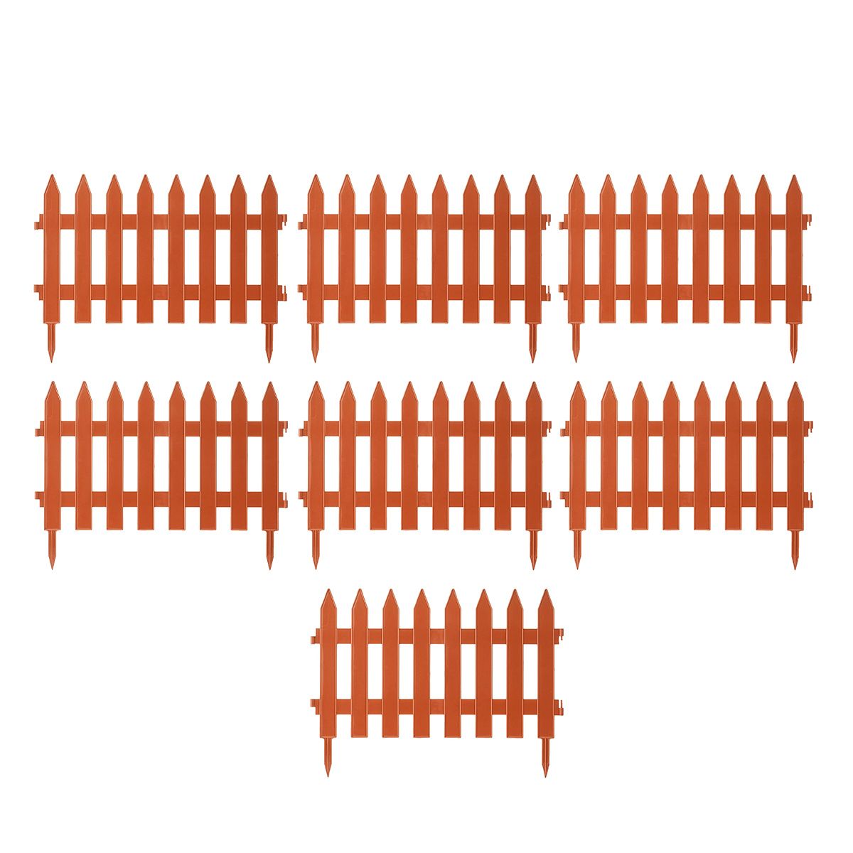 Φράχτης Κήπου Πλαστικός PROSPERPLAST 3,22m x 35Υcm IPLSU-R624 Τερακότα - Image 2